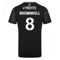 Fotballdrakt Herre Burnley Josh Brownhill #8 Bortedrakt 2024-25 Kortermet